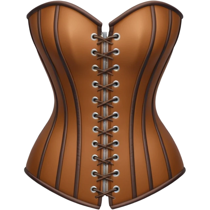 brown corset emoji
