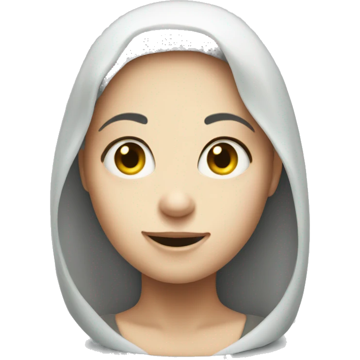 Fiona a ghost behind you emoji