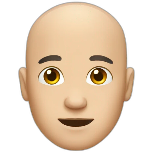 bald person emoji