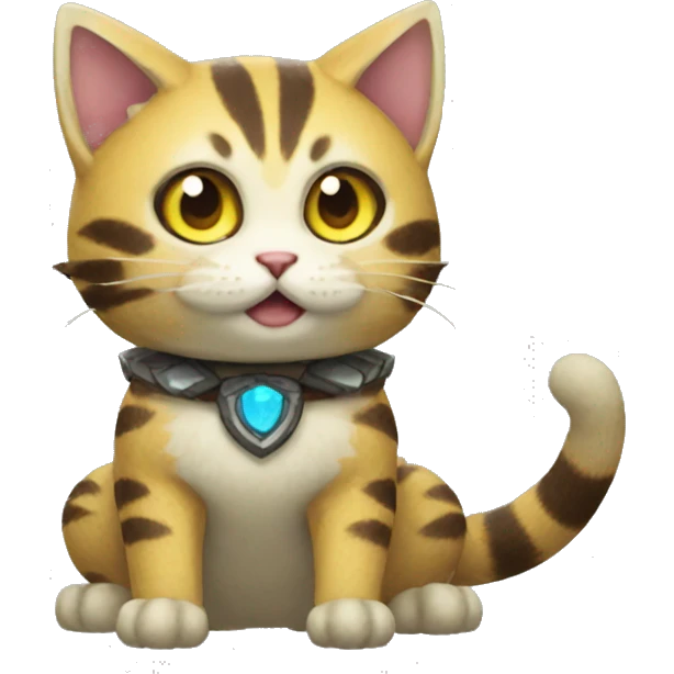 felyne from monster hunter emoji