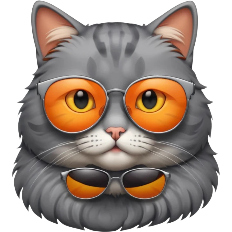 Cat wearing sunglasses emoji