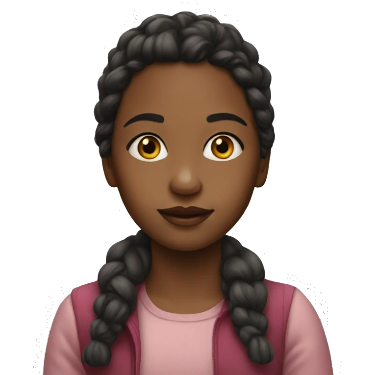 realistic portrait of girl emoji