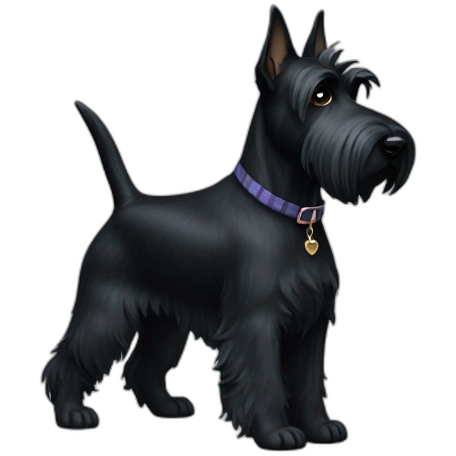 dog scottish terrier full body emoji