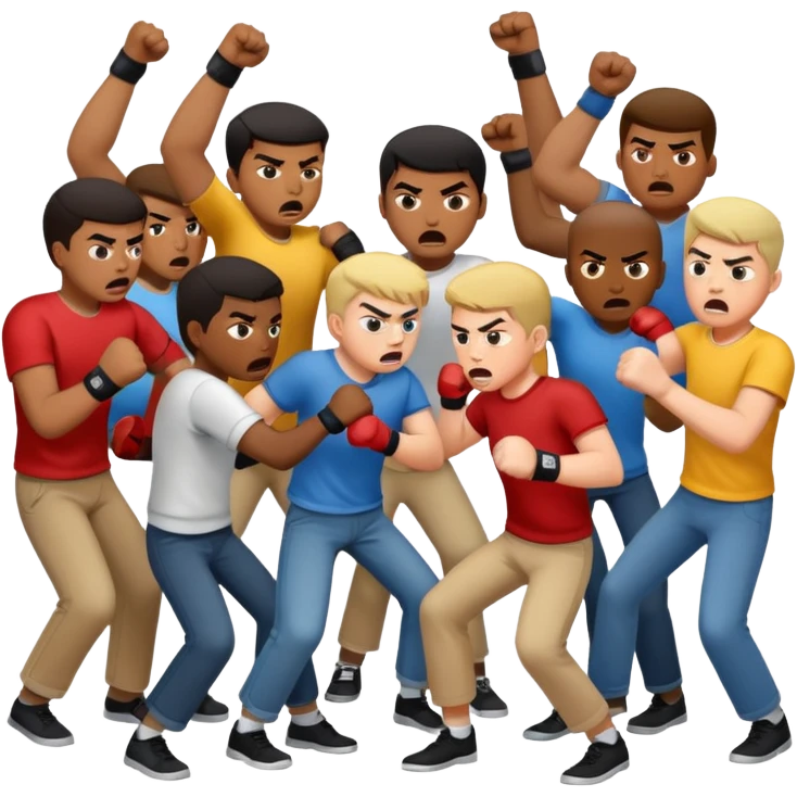 Драка в школе  emoji