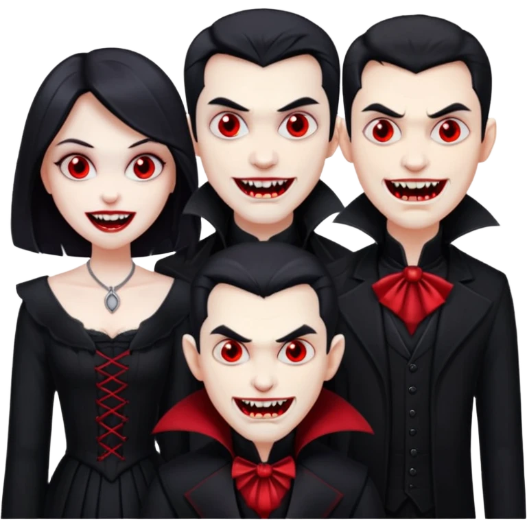 vampire family  emoji