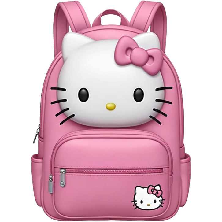 Mochila de hello kitty emoji