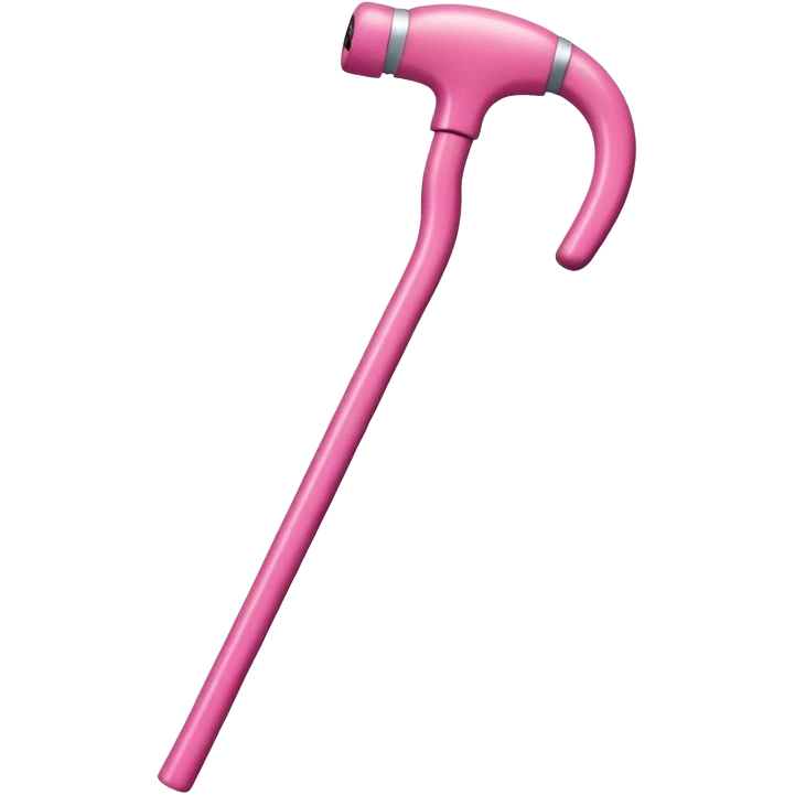 Pink cane emoji
