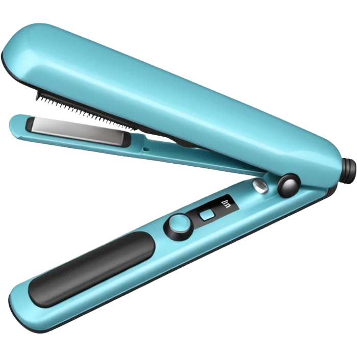 hair straightener emoji