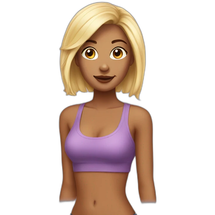 Hot girl emoji