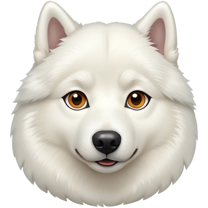 Whithe Husky  emoji