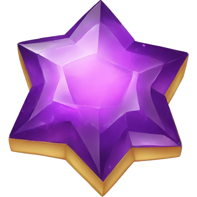amethyst star gem emoji