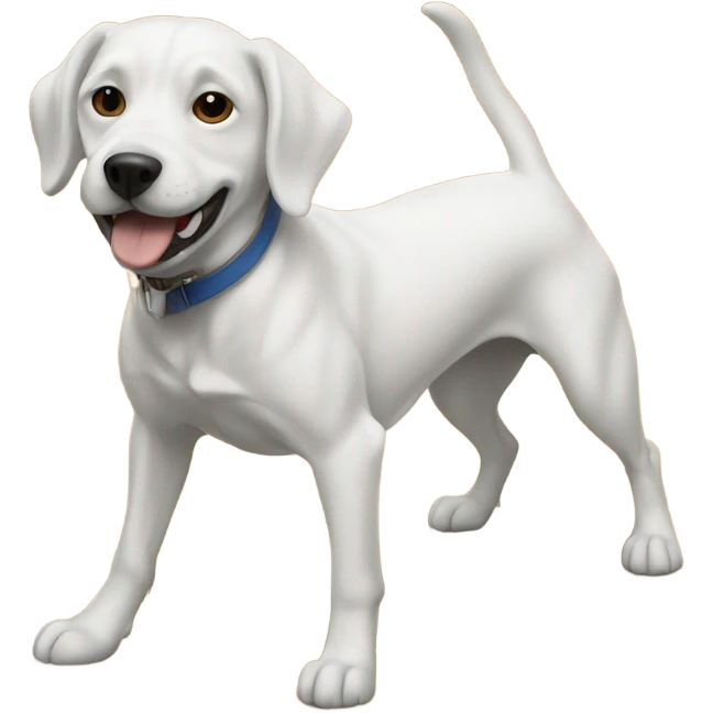 Dog with air Jordan’s  emoji