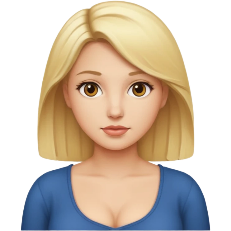 Large chested woman  emoji