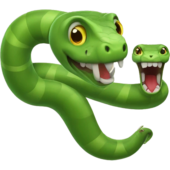 talking snake emoji