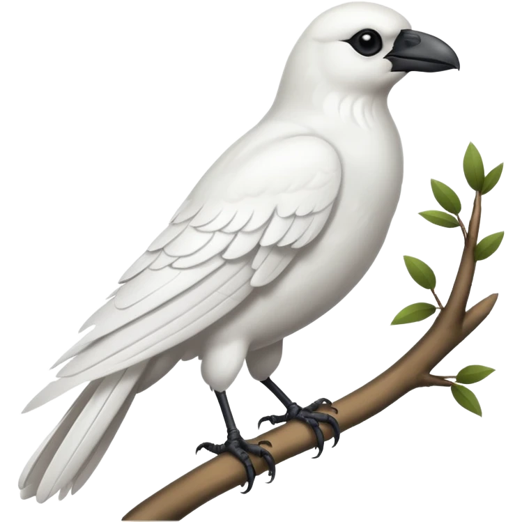 white crow emoji