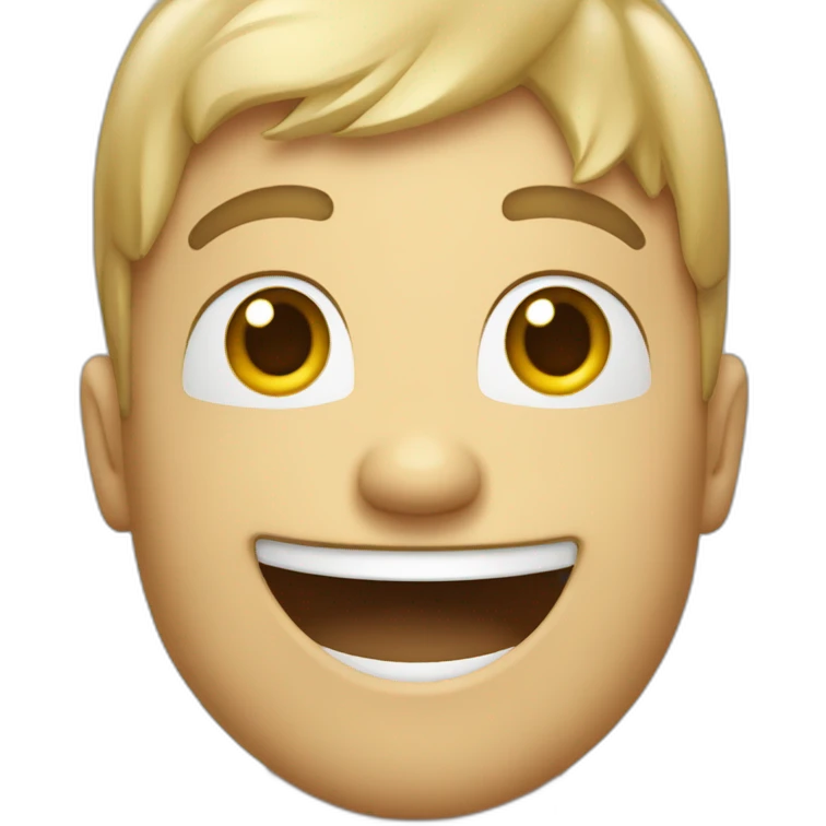 Emoji douteux souriant emoji