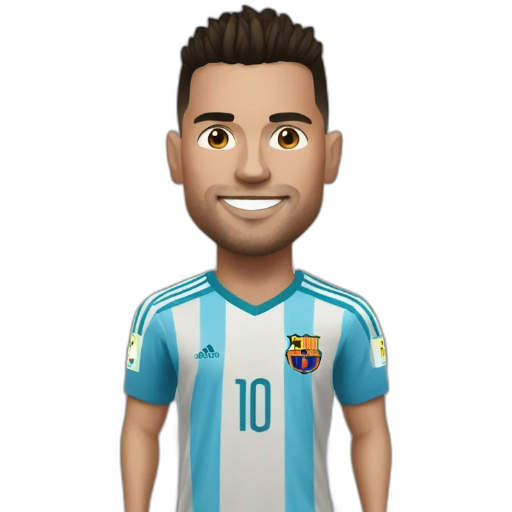 Ronaldo sur Messi emoji