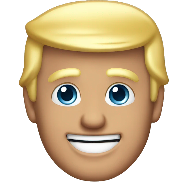 Trump waving hands emoji
