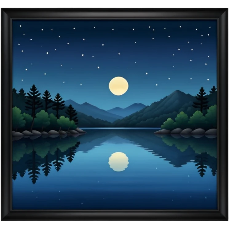 arkansas lake in the night emoji