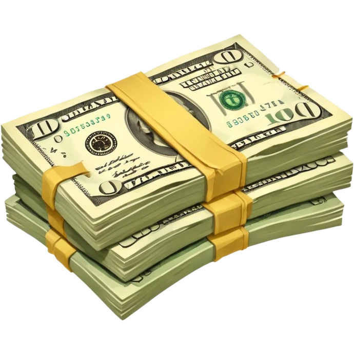 Falling value of the dollar emoji