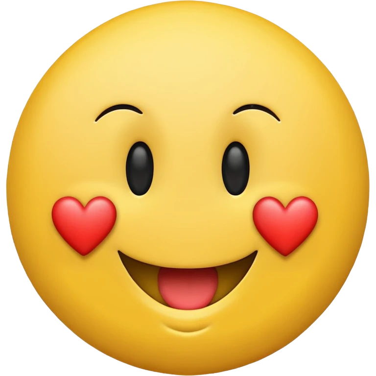 Smiley face with heart emoji