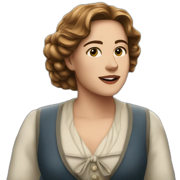 rose dawson on titanic emoji