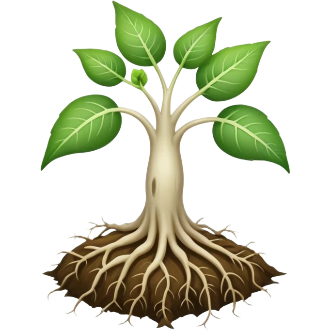 baby plant roots emoji
