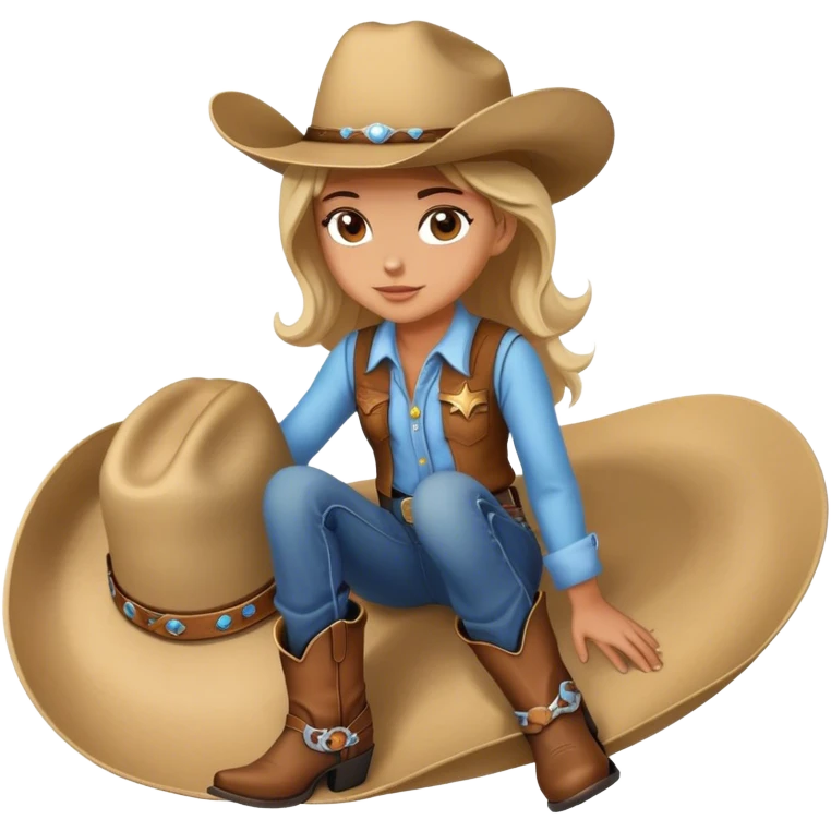 girl rodeo emoji
