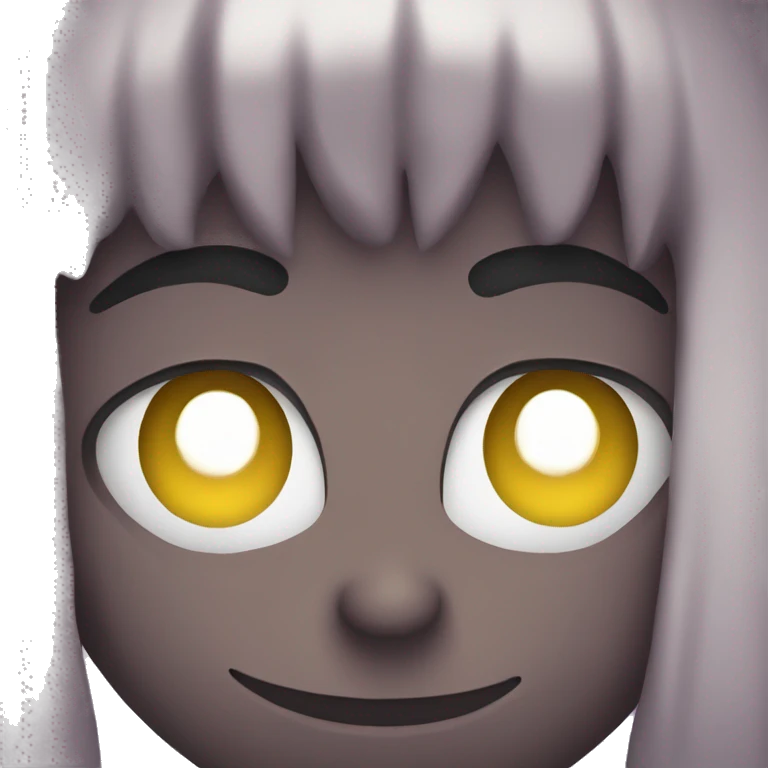 Deranged smile and eyes  emoji