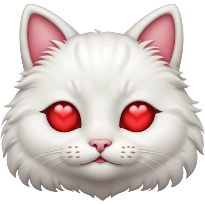 a smirking cat emoji with heart eyes emoji