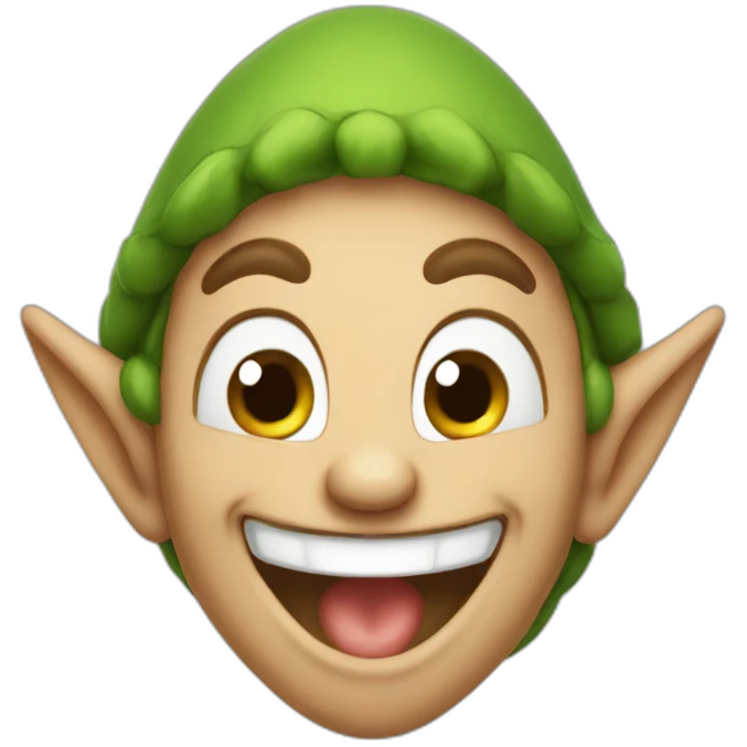 elf laughing uncontrollably emoji