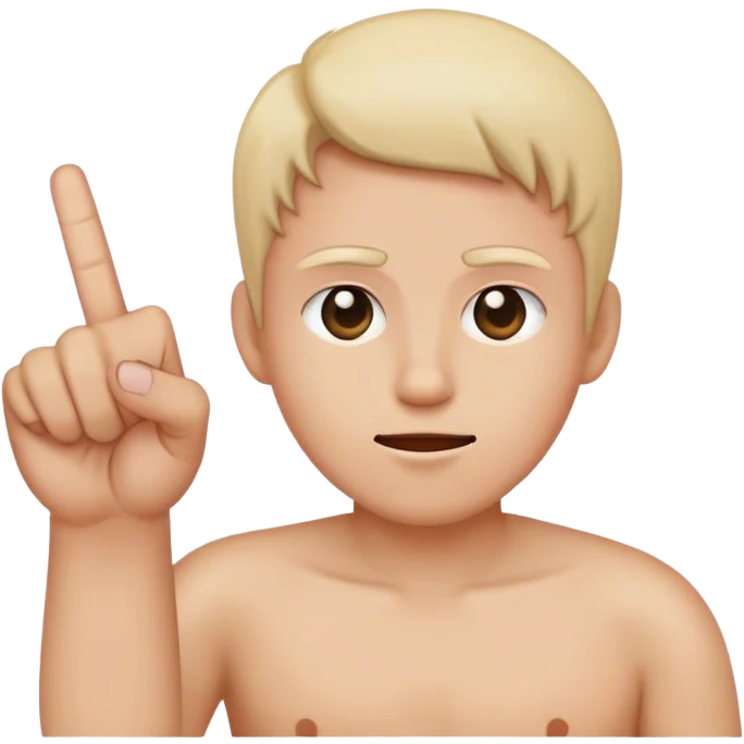 Middle finger up emoji