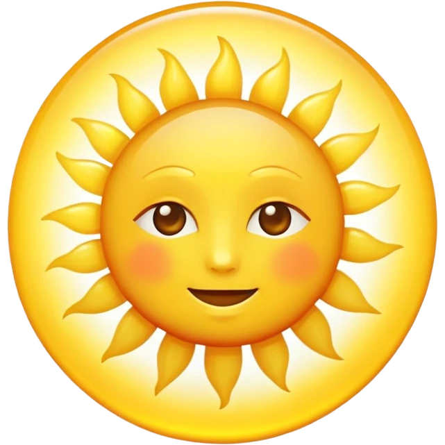 Sun emoji
