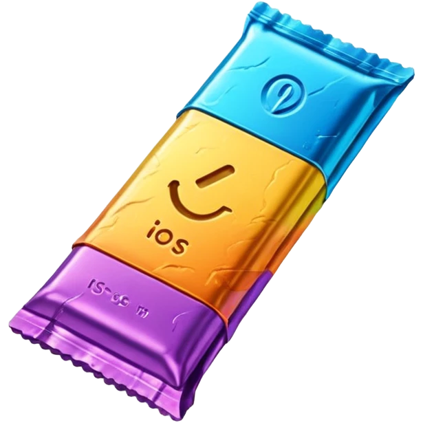 Create an emoji of an energy bar that you can eat. emoji