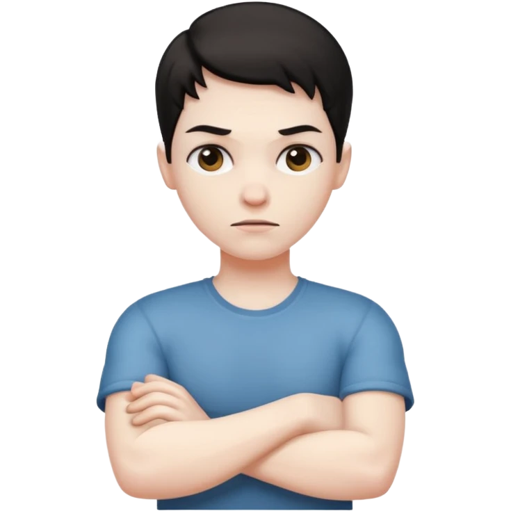 mad with arms crossed emoji