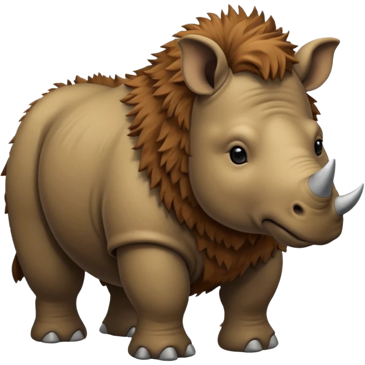 wooly rhinoceros emoji