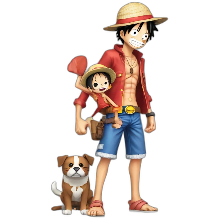 Luffy et chopper emoji