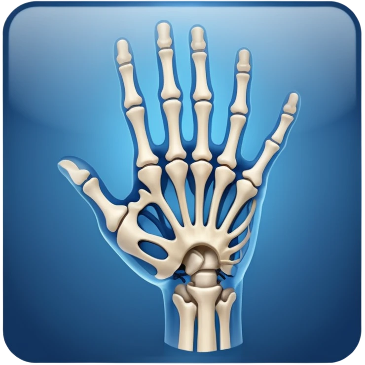 blue xray image emoji