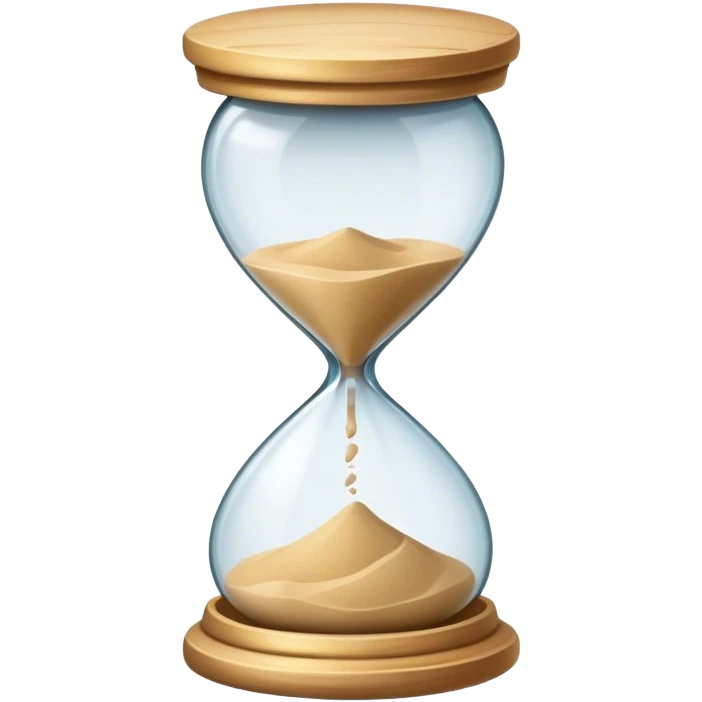 Black hourglass emoji