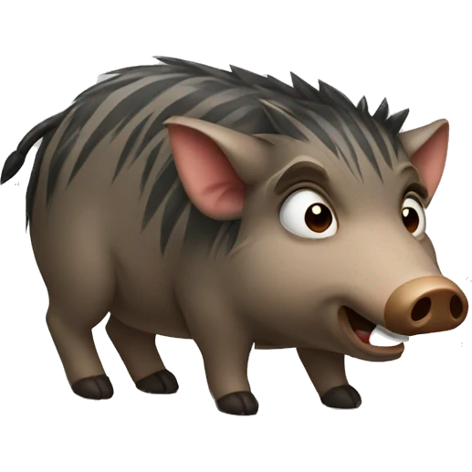 crying wildboar  emoji