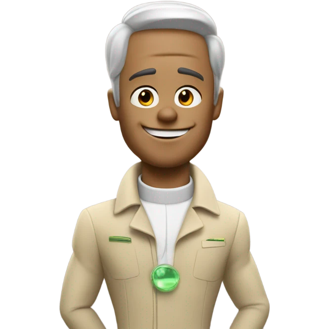 Buzz lightyear in beige suit emoji