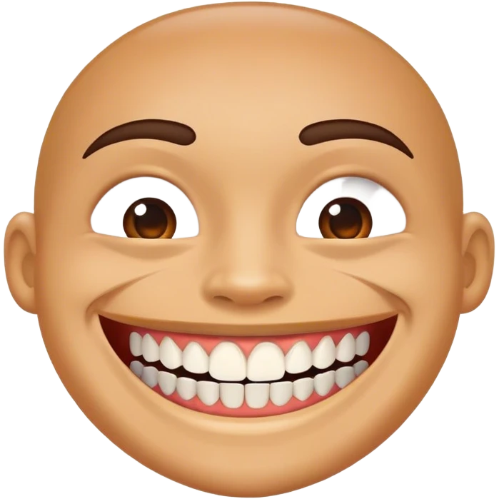 Teeth grill smile emoji