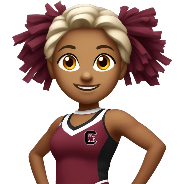University South Carolina cheerleader  emoji