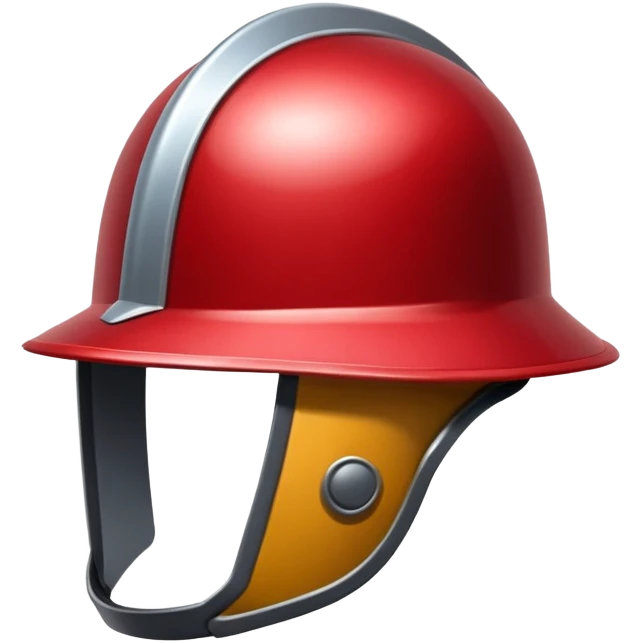 Crimson helmet  emoji
