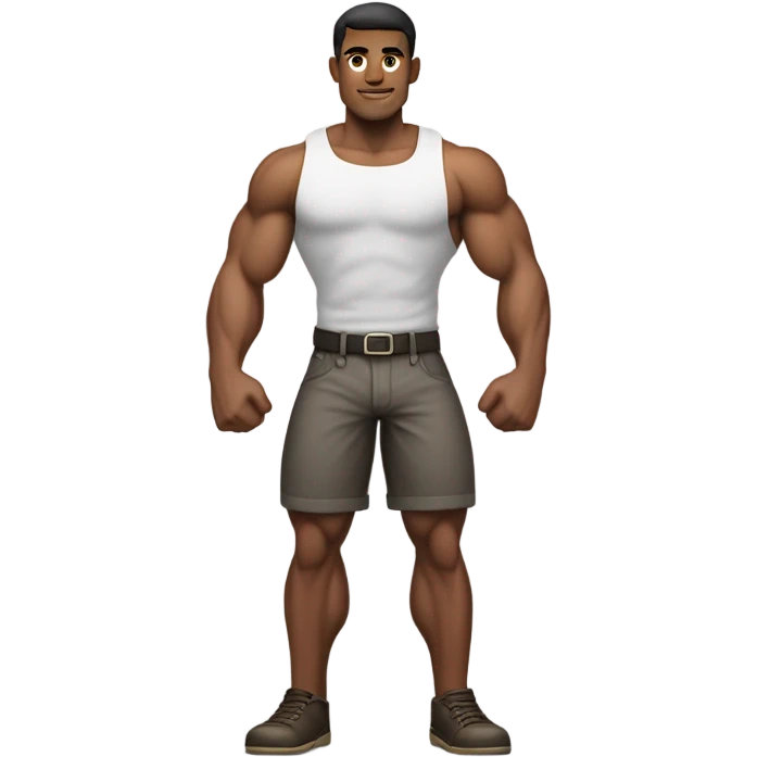 Muscle man emoji