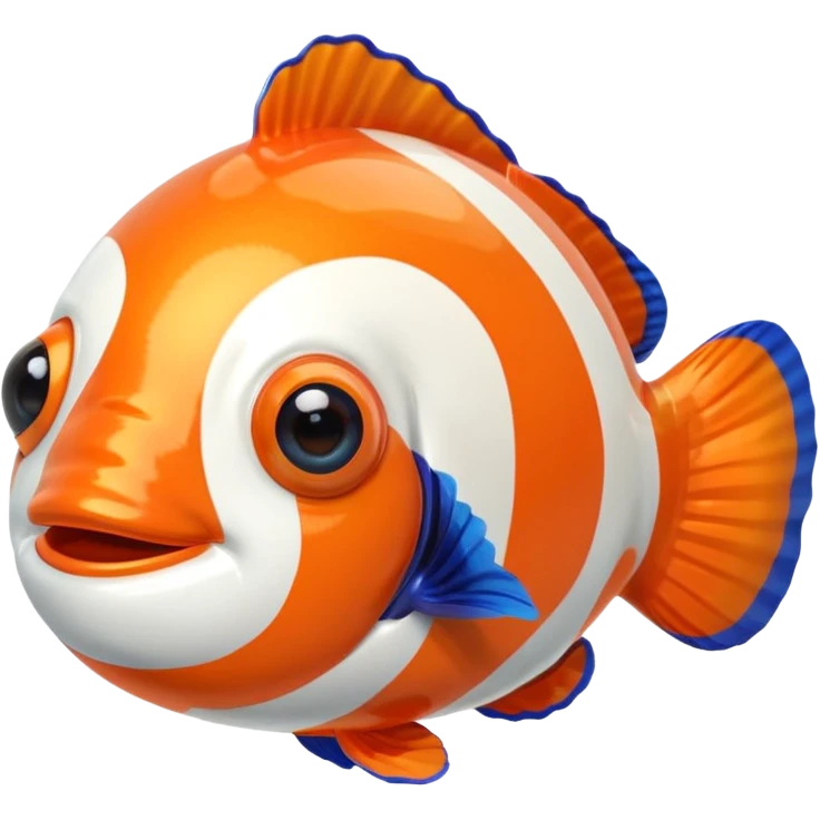 Ball of Goo with Rainbow Clownfish emoji