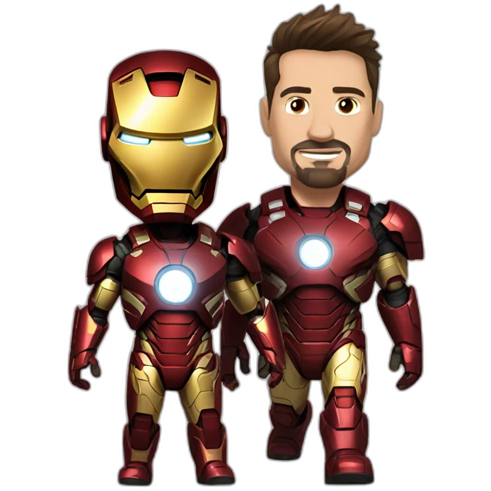 Iron man and warrior call of duty emoji