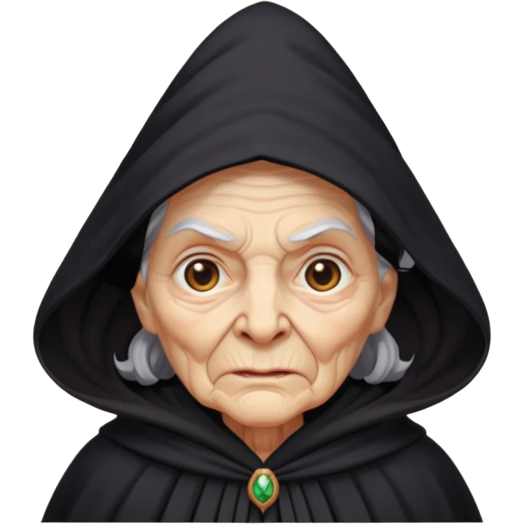 black old witch emoji