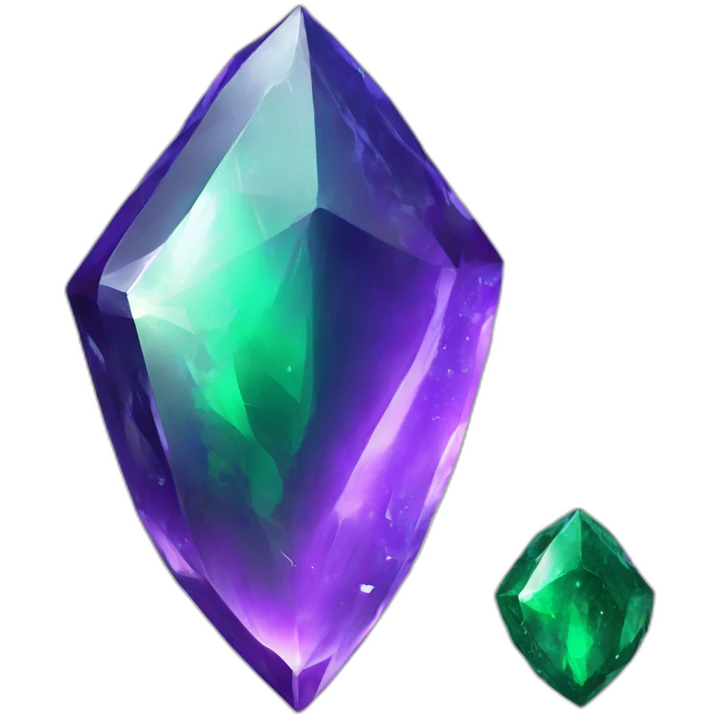 violet emerald shard emoji