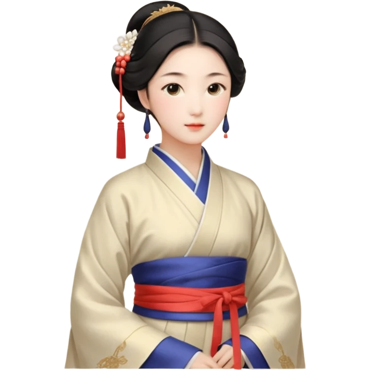 一个女人穿着衣服，表情不开心，手势做交叉摆手的姿势 emoji